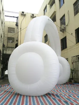 

Free shipping 5m wide inflatable headphone for advertising