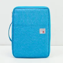 Multi-functional A4 Document Bags Filing Products Portable Waterproof Oxford Cloth Storage Bag for Notebooks Pens Computer