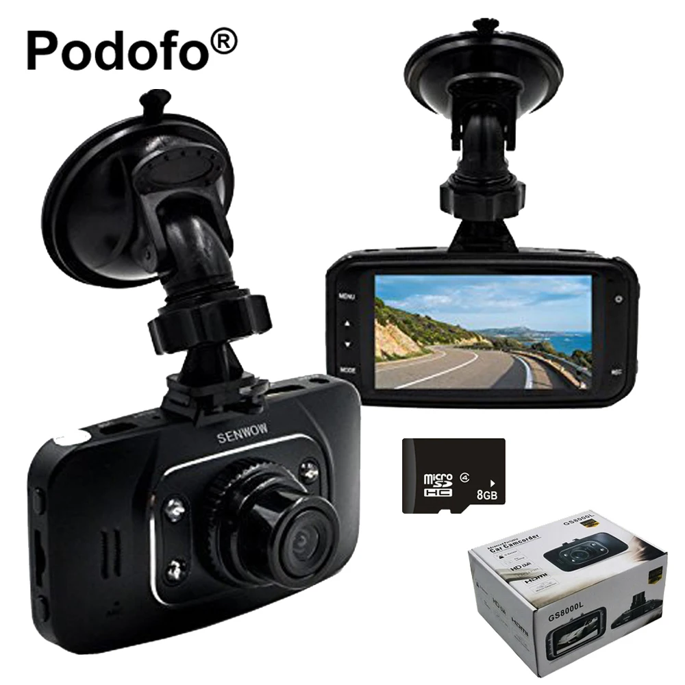 Podofo Original Novatek 96220 Car DVR font b Camera b font GS8000L Dash Cam 2 7