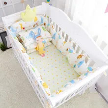 9 шт./компл. детские постельные принадлежности набор s детская кроватка постельное белье Комплект Детские бортики для кроватки мягкие Новорожденные Одеяло Подушка Простыня Постельные принадлежности набор Многоцветный