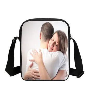 

Customized Your Image Name Logo 3D Printing Crossbody Bag Casual Small Messenger Bags Shoulder Bags Handbags DIY Sling Bag
