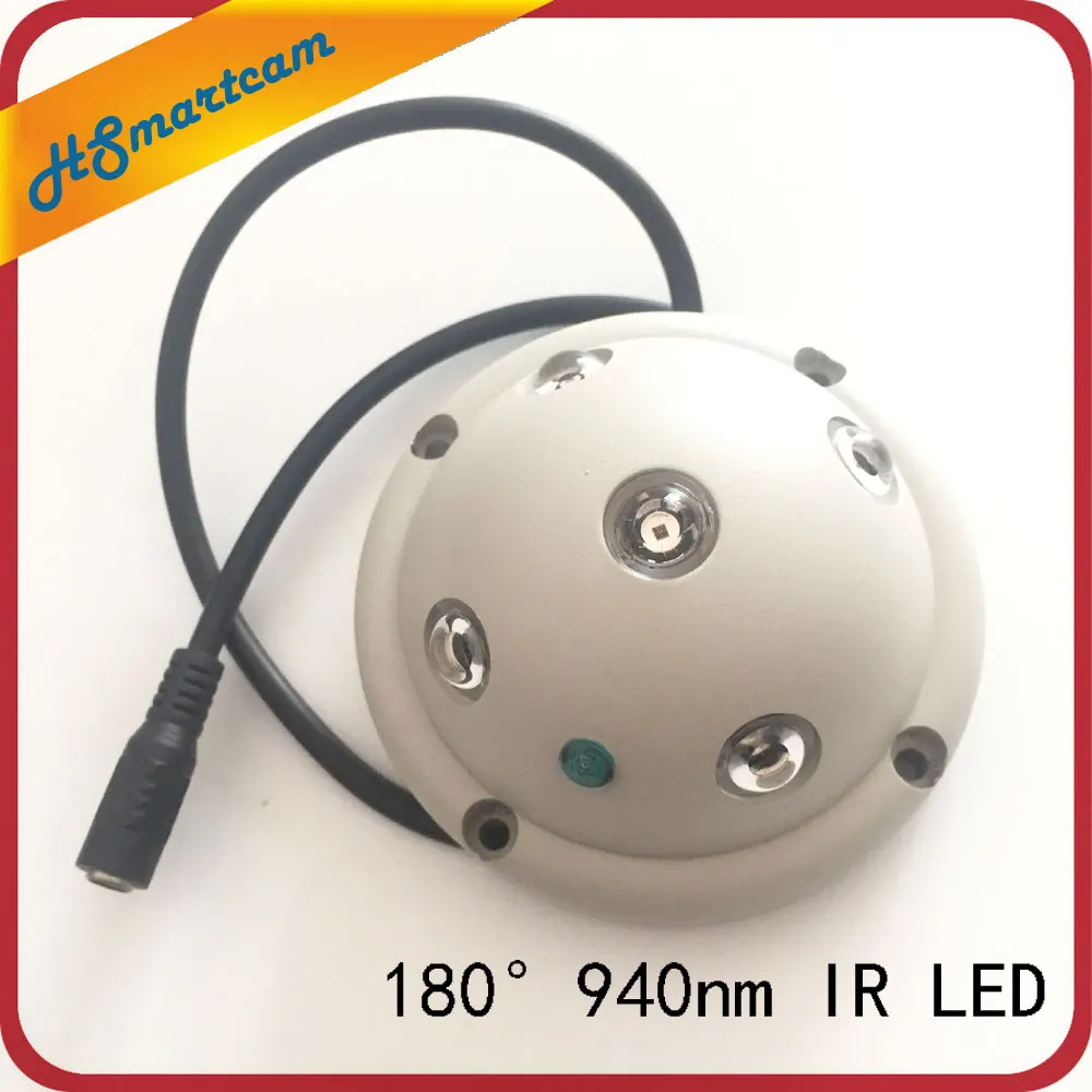 New Ultra Wide Angle IR 940nm invisible light lamps 5 IR LED