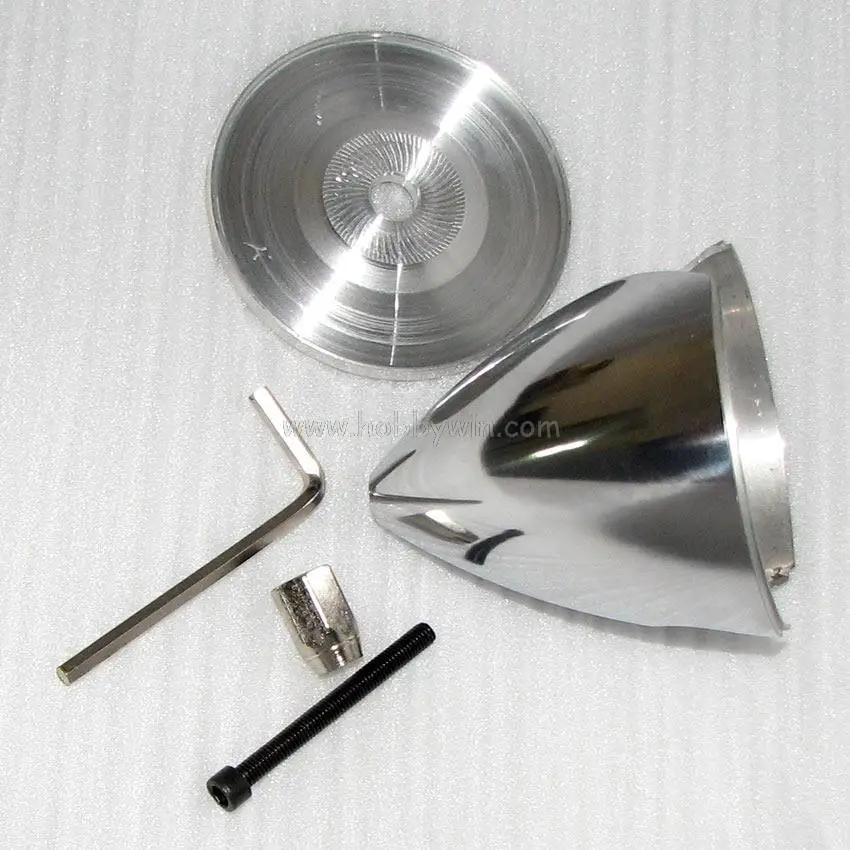 Aluminum Spinner 76mm/3in 2 slot For engine power RC model airplane