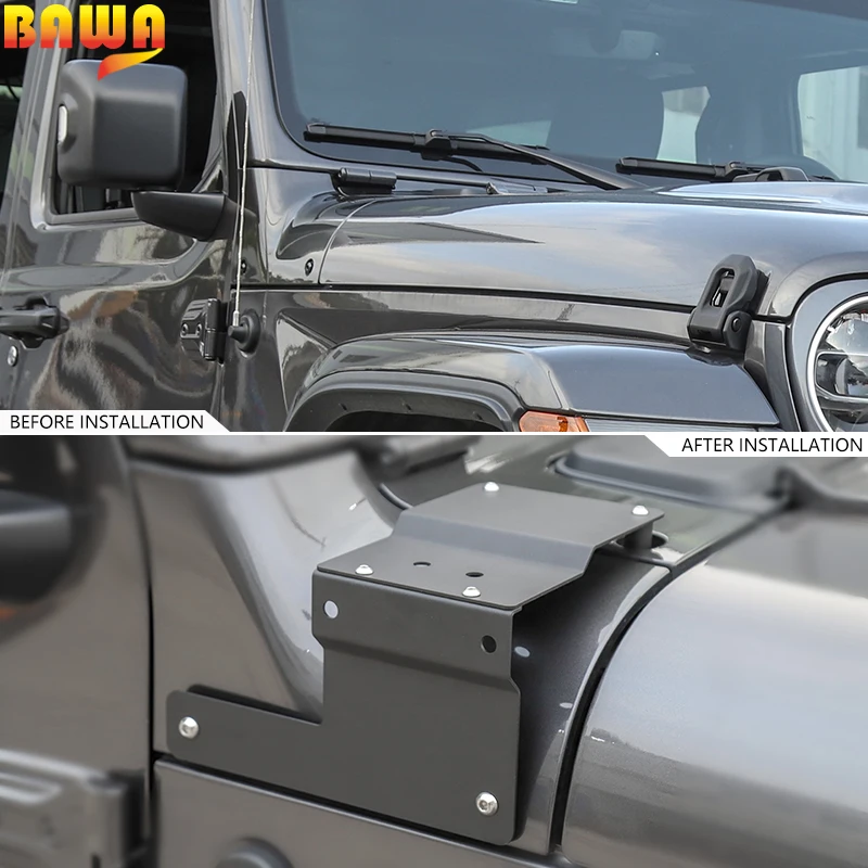 BAWA светодиодный светильник кронштейн для Jeep Wrangler JL 2018 + автомобильная лампа