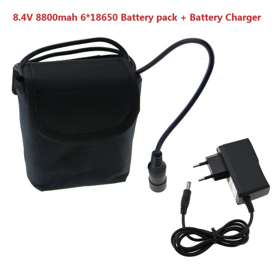 6x18650 battery pack with charger 0