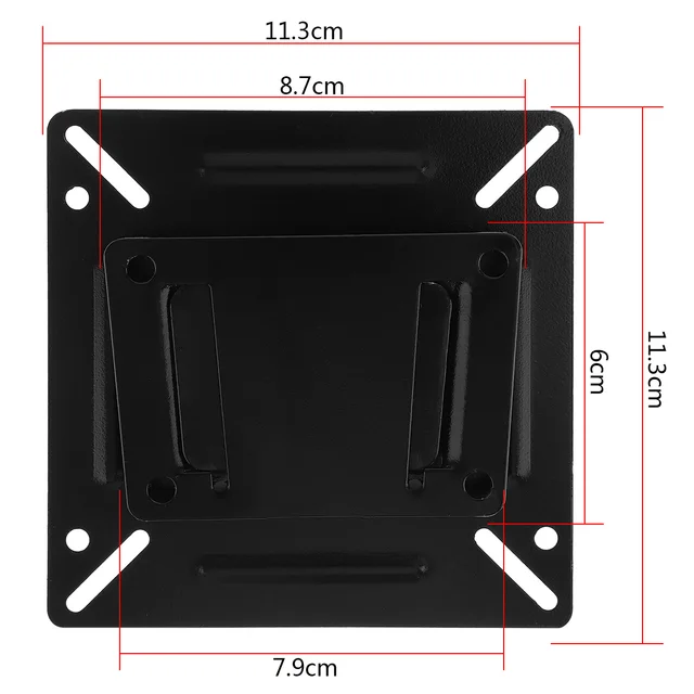 2017 Universal TV Wall Mount Bracket for 14 ~ 24 Inch LCD LED Monitor Flat Panel TV Frame