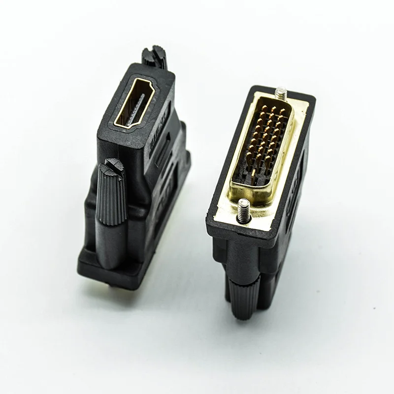 1 шт. Кабель адаптер DVI HDMI 24k позолоченный штекер 24 + контактный 1080P кабель
