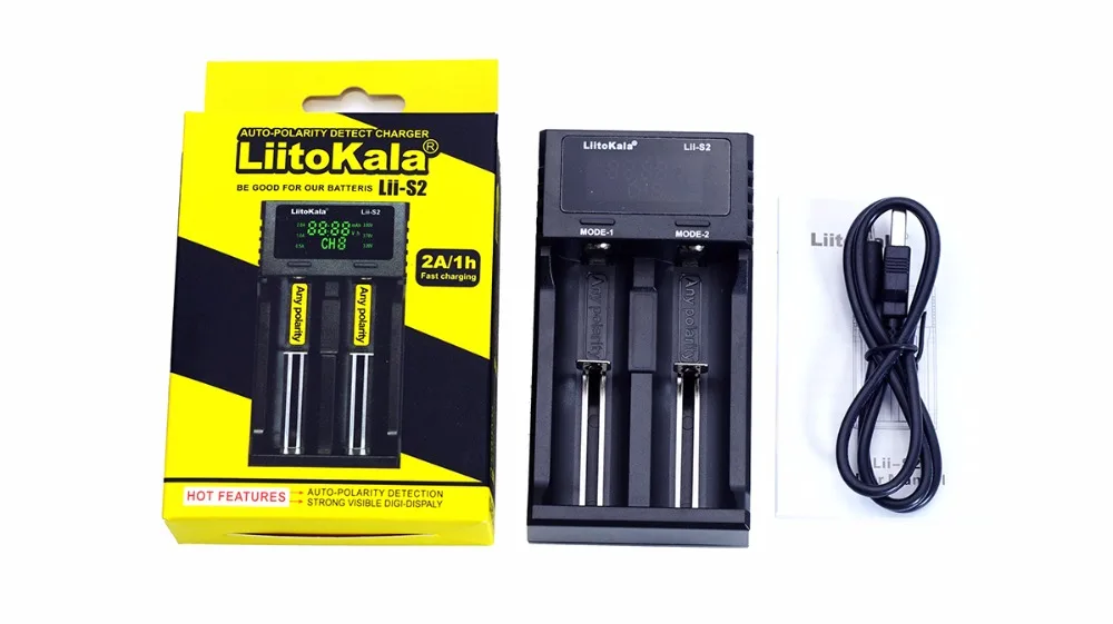 Liitokala Lii-S2 Lii-S1 Lii-PD4 Lii-500 18650 battery charger 1.2V 3.7V 3.2V AA/AAA 26650 21700 NiMH li-ion smart charger