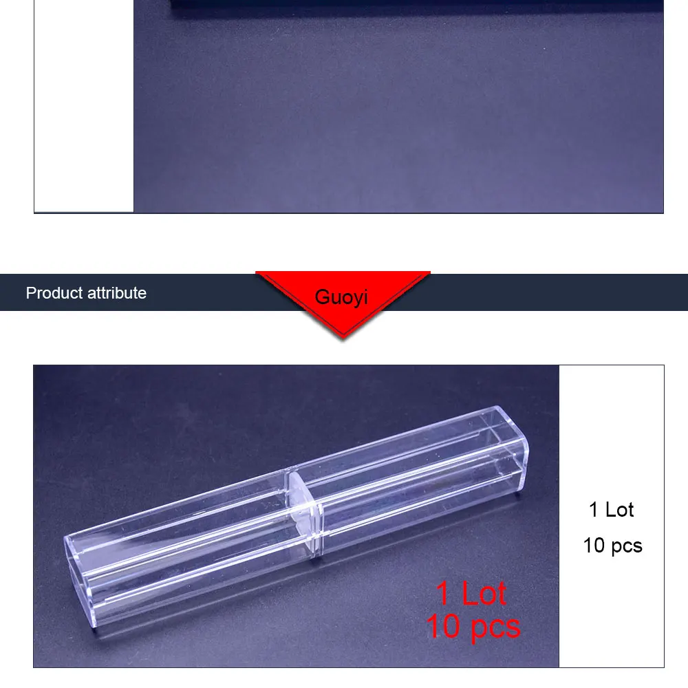 Guoyi D05 прозрачная акриловая коробка для ручек офисные школьные канцелярские принадлежности Подарочная коробка для ювелирных изделий и бизнес-пеналы для гостиничных комнат