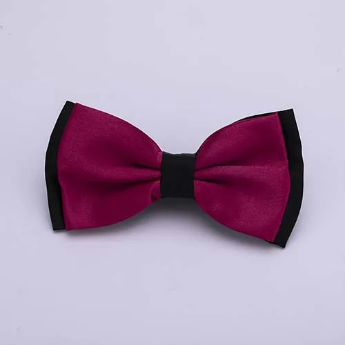 Мужской галстук-бабочка Одноцветный модный обтягивающий галстук-бабочка черный галстук-бабочка золотой галстук-бабочка красный зеленый розовый синий белый классический галстук-бабочка для мужчин - Цвет: D5