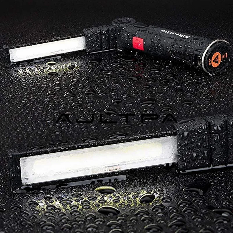 Luzes de Trabalho Modos de Iluminação Lâmpada de Inspeção para Reparo de Carro Led com Base Recarregáveis Magnética Ultra Brilhante Cob Lanterna 5 5 High Quality Luzes e Iluminação