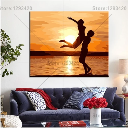 

DIY 5D Diamond Painting Cross Stitch Square Mosaic Diamond Embroidery Romantic picture Needlework Patterns Rhinestones Paintings