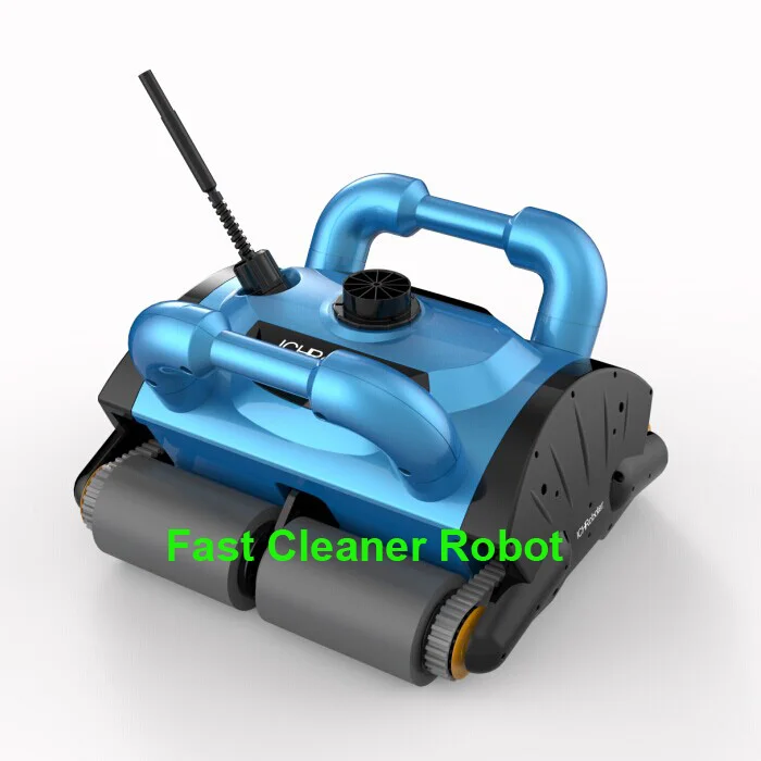 Функция скалолазания и пульт дистанционного управления автоматический очиститель для бассейна обновленный ICleaner-200 без гольф-карт - Цвет: Light Blue