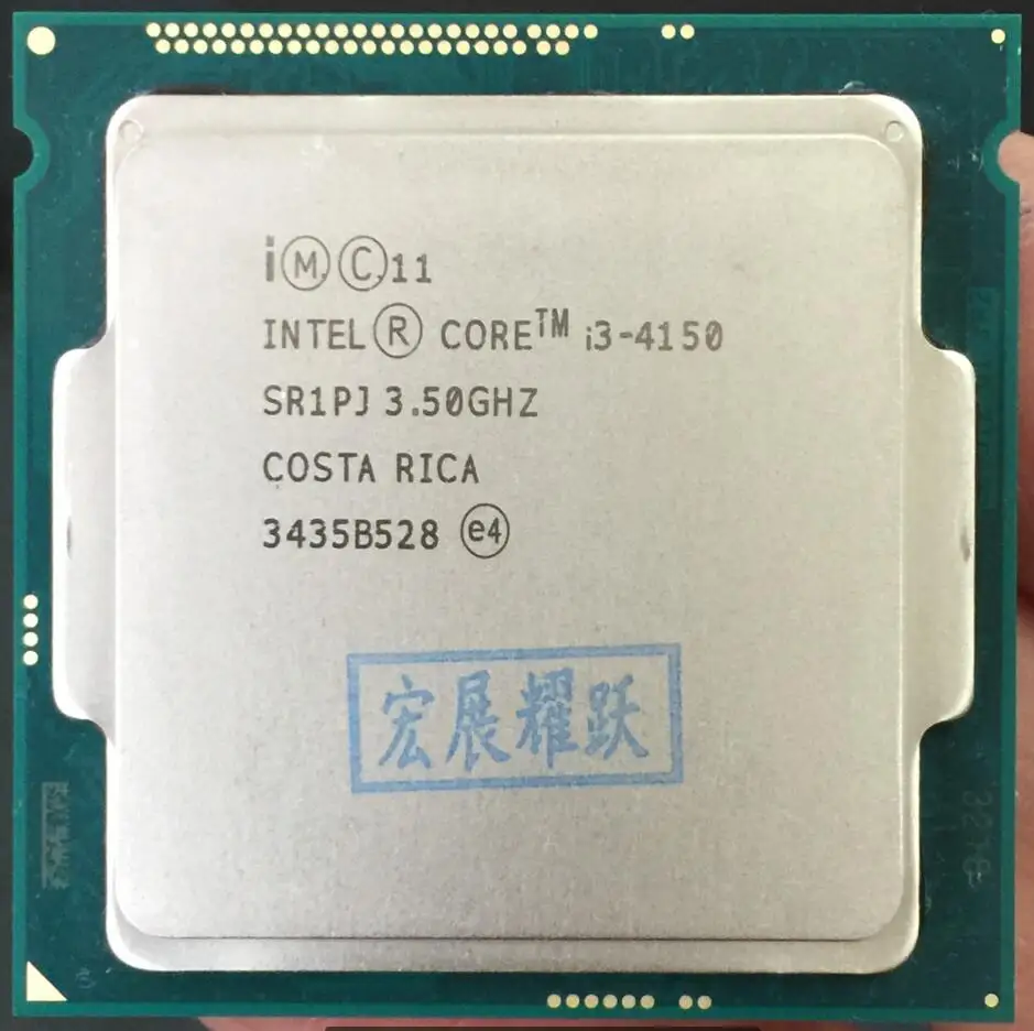 Процессор Intel Core PC I3 4150 I3-4150 CPU LGA1150 22 nanometers двухъядерный 100% рабочий настольный