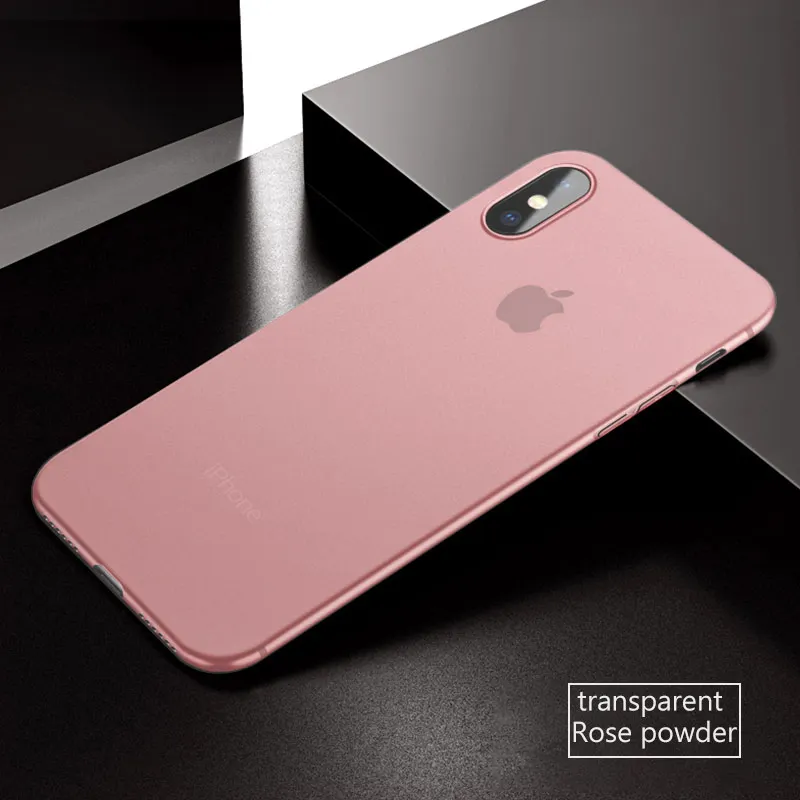 0.2mm Matte Transparent Phone Case For iPhone 7 7Plus 8 5 6S X MAX Case Ultra Thin Back Cover For iPhone XR XS Cases Capa Coque iphone 7 plus phone cases More Apple Devices