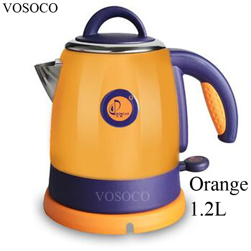 

VOSOCO Electric kettle 304 stainless steel small kettle automatic power off 0.8L/1.2L 1000W 220V Prevent dry burning Mini kettle