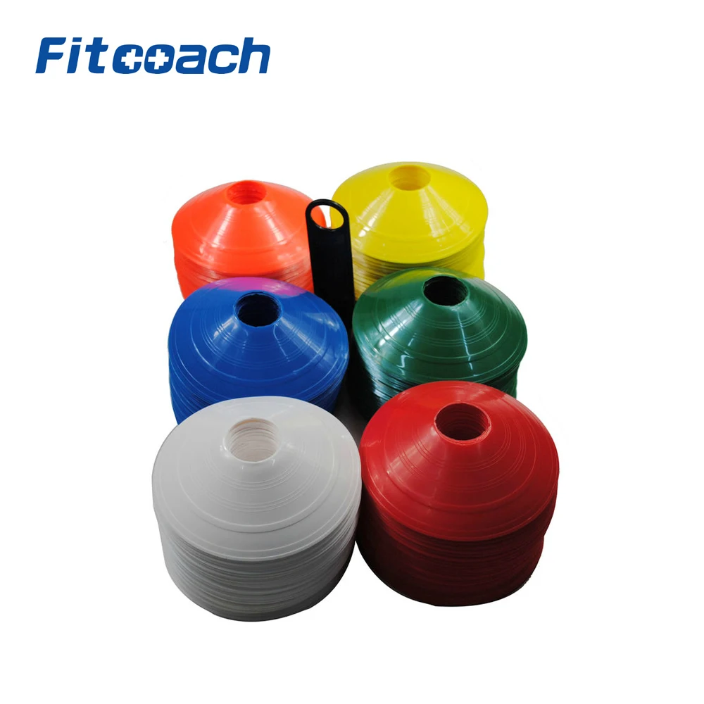 

10Pcs PE Soccer Football Speed Agility Training Saucer Disc Cones/Sport Field Training Equipment