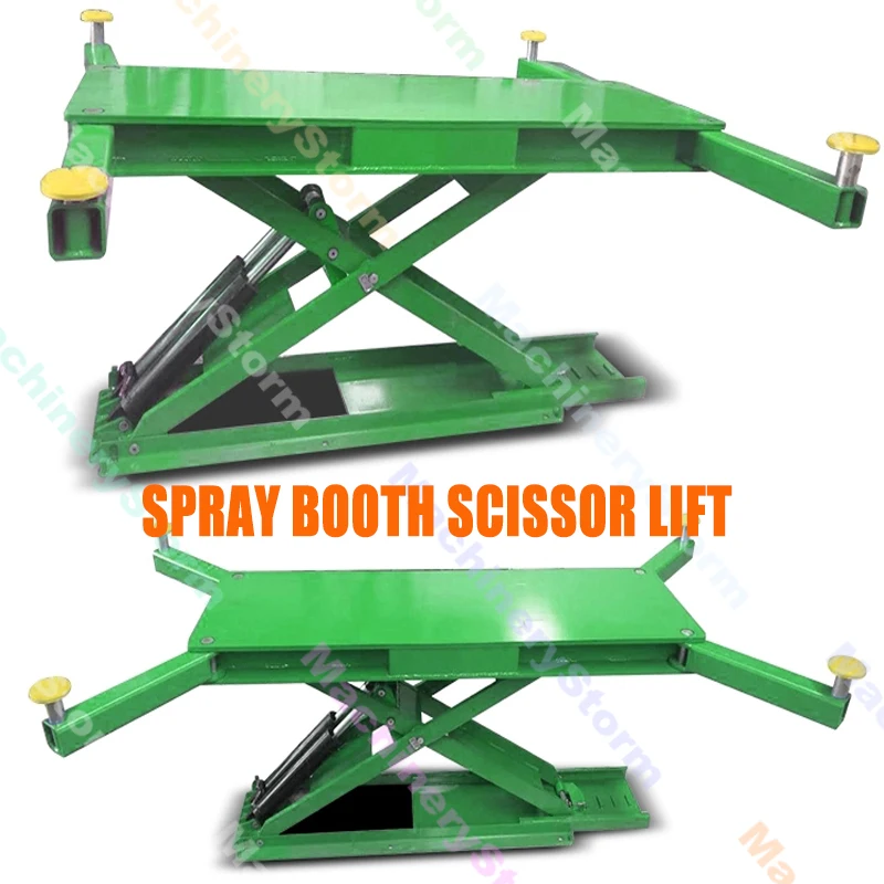 SPRAY BOOTH SCISSOR LIFT 2