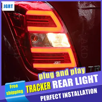

Car Styling for Chevrolet Tracker Taillight assembly 2014-2015 Trax LED Tail Light Rear Lamp DRL+Brake with hid kit 2pcs.