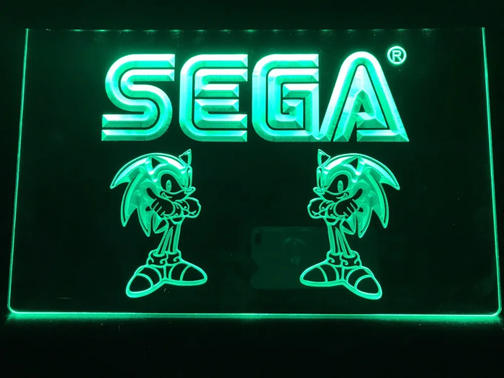 R065 Sega светодиодный неоновый светильник знаки|Таблички и знаки| |