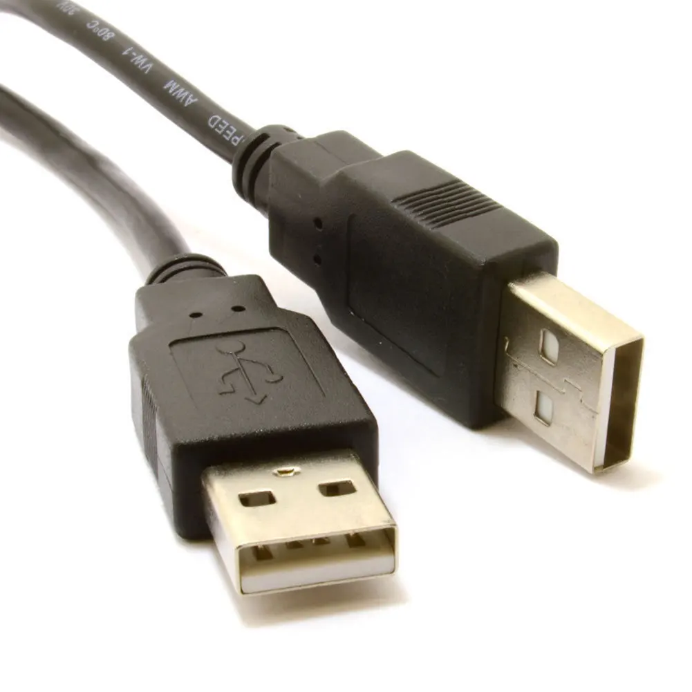 1,5 м USB кабель-удлинитель для USB2.0 кабели A до A(кабель со штыревыми соединителями на обоих концах для подключения) с высоким уровнем Скорость кабель для синхронизации данных шнур ND998 - Цвет: Черный