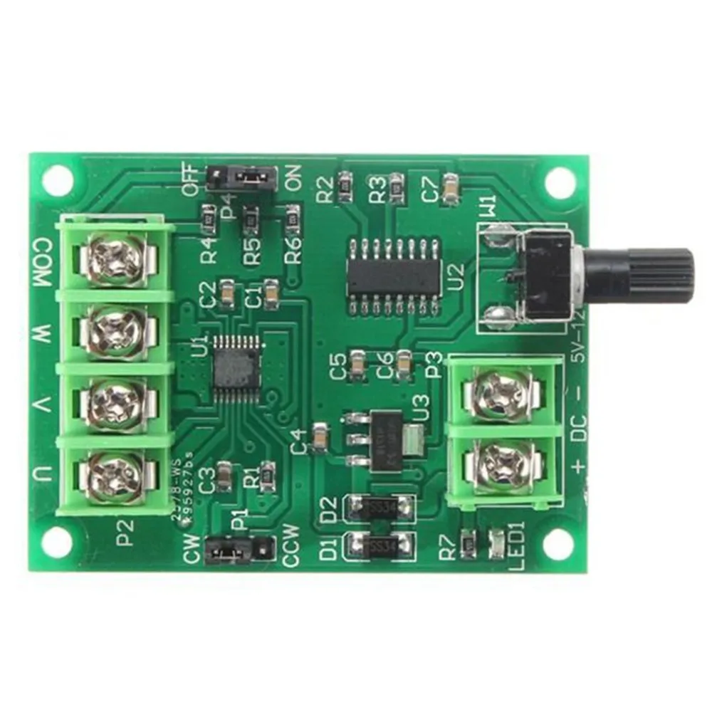 

5v-12v Dc Brushless Motor Driver Board Controller Hard Drive Motor 3/4 Wire HOT