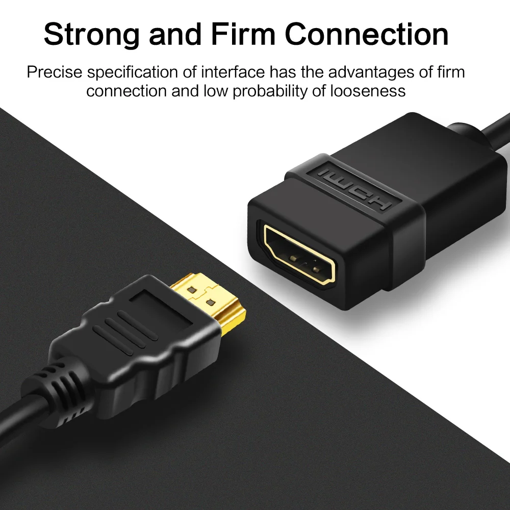 3FT 1M HDMI Мужской/женский разъем кабеля порт адаптер 1080P для HDTV расширения|connector