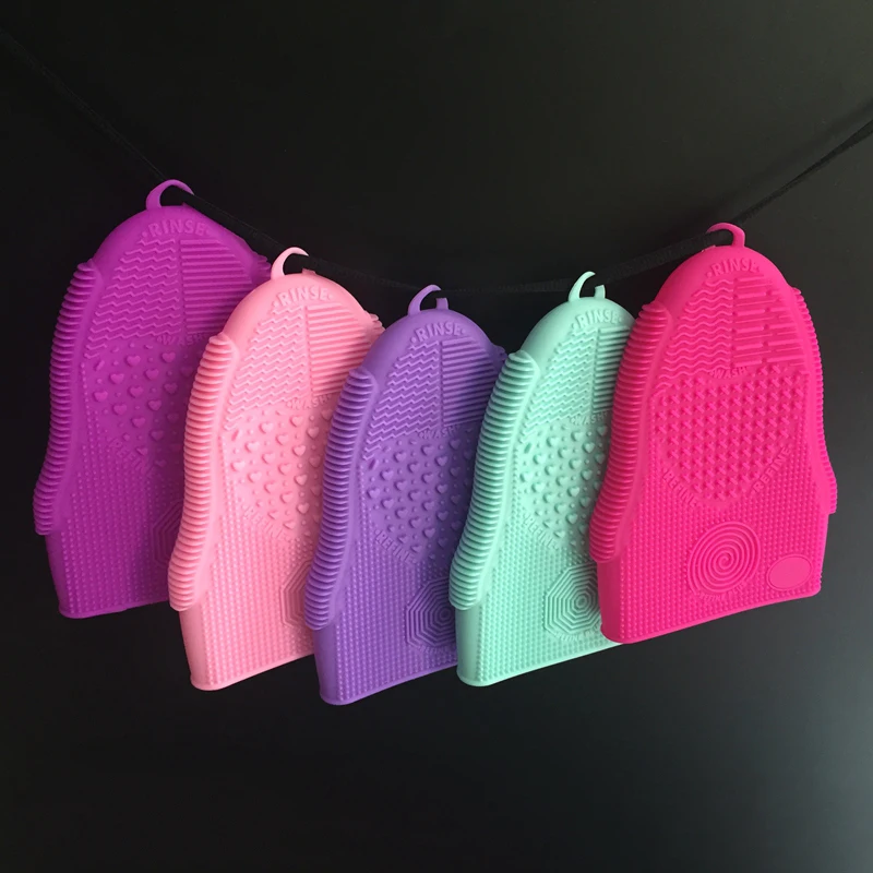 

1pc Hook Silicone Brush Scrubber Mat Pinceles Washing Pad Makeup Brush Cleaning Mat Board Beauty Tools Cosmetic Brushes Cleaner