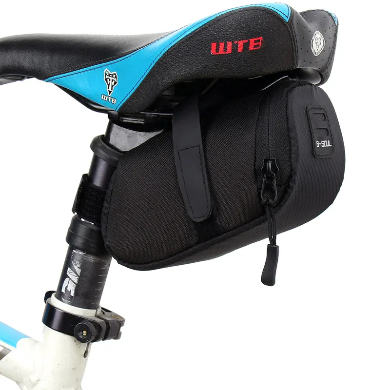 Велосипедная сумка для седла, водонепроницаемая велосипедная сумка для горного велосипеда, Мужская велосипедная сумка для хвоста, водоотталкивающие аксессуары для шоссейного велосипеда - Цвет: black