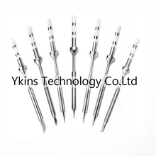 7 шт./лот, высококачественный умный бессвинцовый Цифровой паяльник TS100, сменный наконечник B2 BC2 D24 K I KU C4