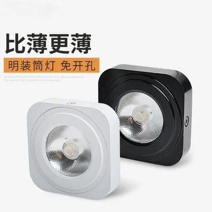 

Thin light surface mounted led display cabinet mini cabinet small spotlight