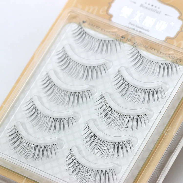 5pairs false eyelashes Natural long 1-1.5cm Eyelash extension A box of 5 pairs | Красота и здоровье