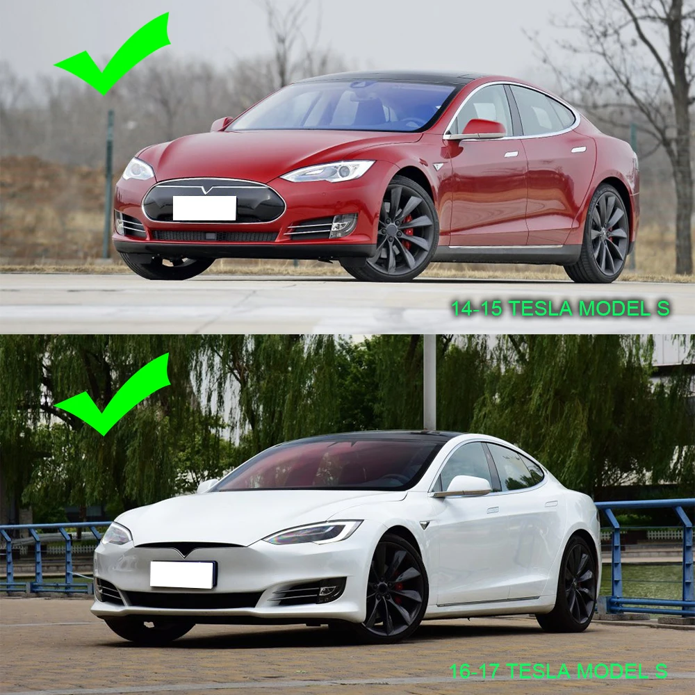 Для Tesla модель S P85D P100D седан 4-двери- стайлинга автомобилей углеродного волокна переднее крыло вентиляционные отверстия совки автомобиля Стикеры
