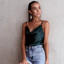 Sexy Club Women Solid Camis Elegant Spaghetti Strap Summer Chiffon Women Tank Top Backless Casual Basic Tops Plus Size Top sexy spaghetti strap backless chiffon tank top for women