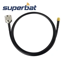 Superbat RP-SMA мужчин N Тип Мужской кабель адаптера для антенны 1 м для усилитель сигнала Wi-Fi Extender AP