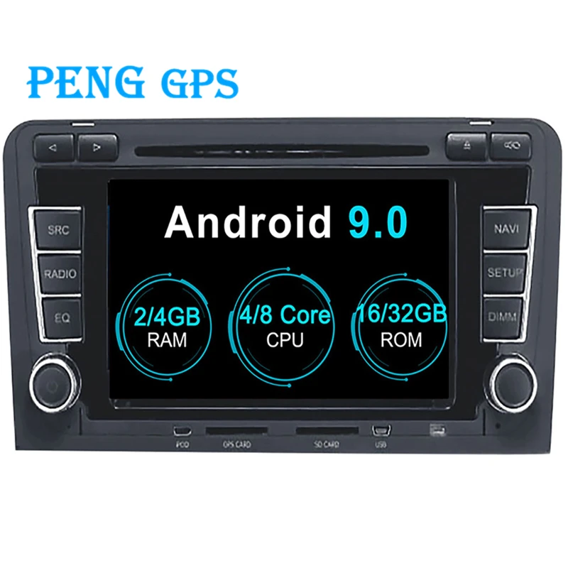 Автомобильный DVD проигрыватель CD плеер GPS навигация авто стерео для Audi A3 S3 2003 2012