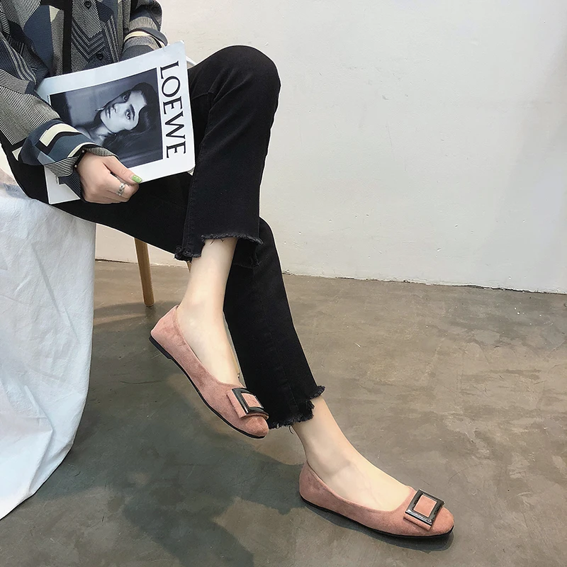 New Arrival Women Flats Shoes Shallow Flat Fashion Spring Autumn Women Shoes Loafers Casual Soft Flat Zapatos Mujer n640