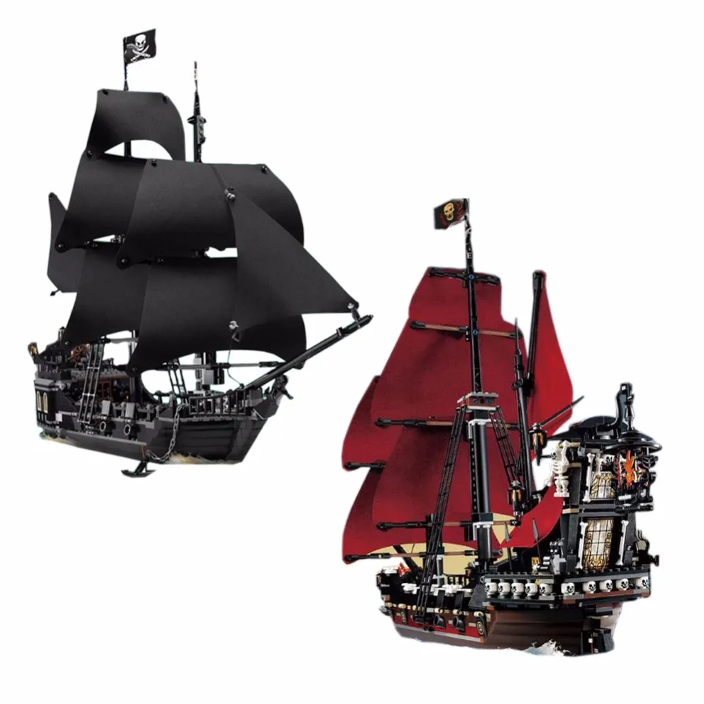 Lepin building bricks Pirates of the Caribbean The Black Pearl Pirate Ship Model set Building Blocks