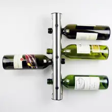 8 отверстий стены из нержавеющей стали винный шкаф барная посуда бар theroom бутылка модная вешалка