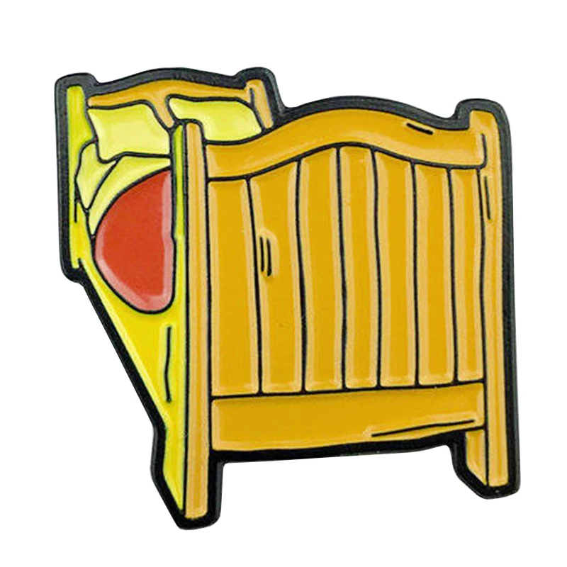van Gogh Bed Pin Badge