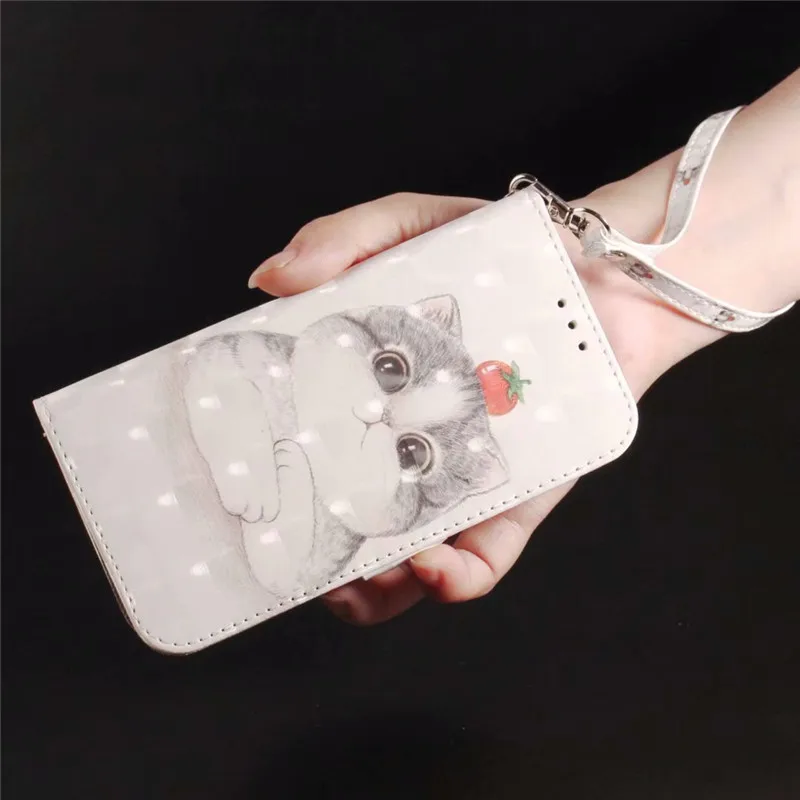 الفاخرة 3D جلدية فليب حالة ل moto E5 G5 زائد محفظة خزانة غطاء لطيف بطاقة حامل حامل 360 أكياس الهاتف etui ل moto e5plus