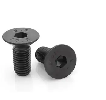 

10pcs M4 alloy steel high strength countersunk head hex screw bolt home decoration screws bolts 25mm-50mm length