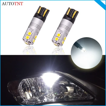 

T10 W5W LED 3030 Car lamps 168 194 Turn Signal License Plate Light Trunk Lamp Clearance Lights Reading lamp 12V~24V White