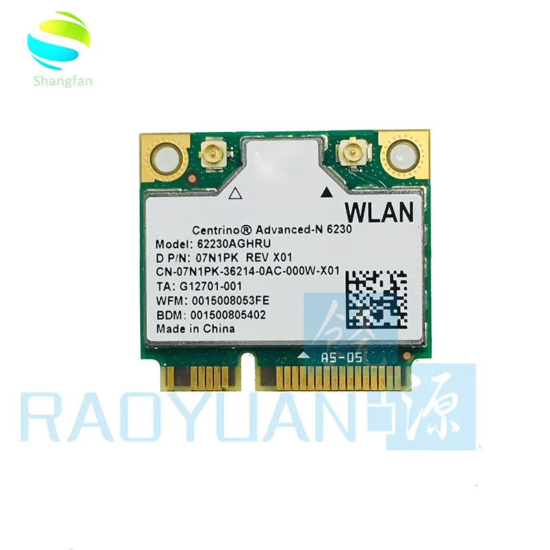 Dual Band 6230AN 62230 622anhmw SPS: 636672-001 Половина Mini PCI-e WLAN Беспроводной Wi-Fi карты для hp 4230 S 4330 s 4530 s 4730 s ENVY14 15 17