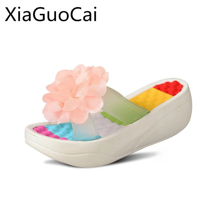 Beautiful 2017 Summer Korean Style Slippers Female Sandals Antiskid