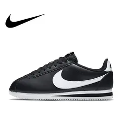 Оригинальный Официальный Nike Classic Cortez водостойкие женские бег обувь спортивная, кроссовки удобные уличные спортивные классические