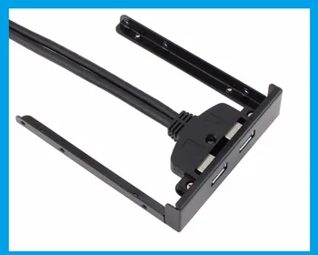 

For Computer PC Desktop 3.5" Floppy Bay Super Speed 20Pin 2 Ports USB3.0 Hub Extension Cable USB 3.0 Front Panel Bracket Adapter