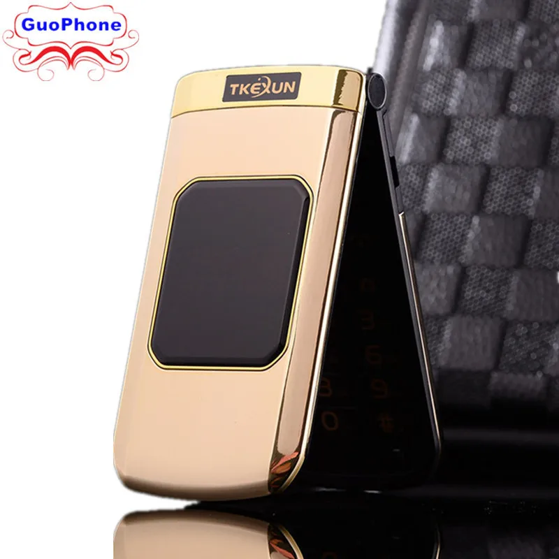 TKEXUN M3 Для женщин флип чехол для мобильного телефона с двойной Экран Dual Sim Камера MP3