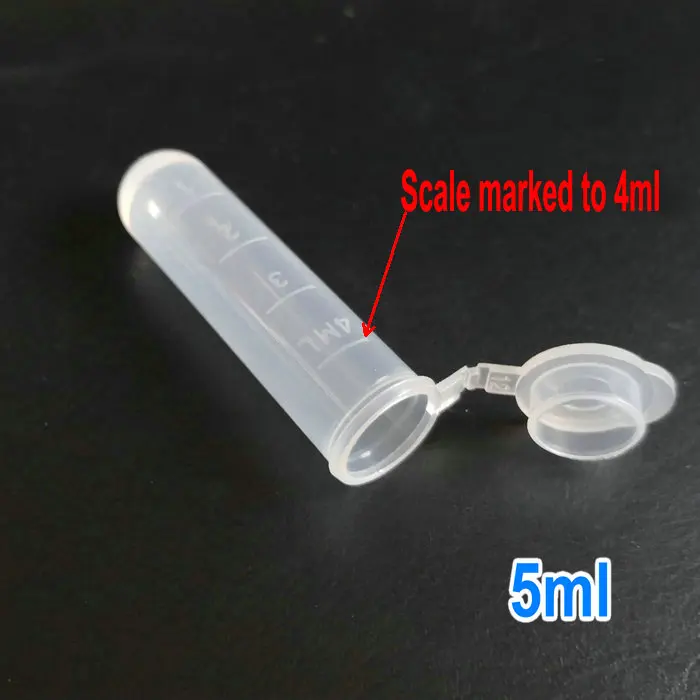 2 мл, 5 мл, 7 мл 10 мл 200/300/500 шт. микро-Лаборатория образец контейнер Тесты трубки флакон пластиковые пробирки с крышкой