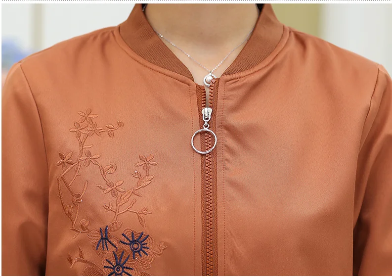 De À Patchwork Couleur Vêtement 2019 Veste D'extérieur Vert Femmes orange Et Taille Plue Vestes amp; Manches rose Printemps Longues Glissière Manteaux T376 vEvnd0Px